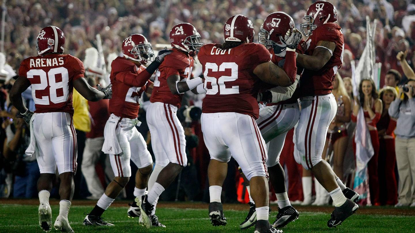 Members of 2009 Alabama National Championship Team Were Allegedly Paid ...