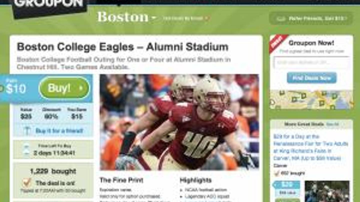 Campus Union Investigates: What is Boston College's Groupon deal really ...