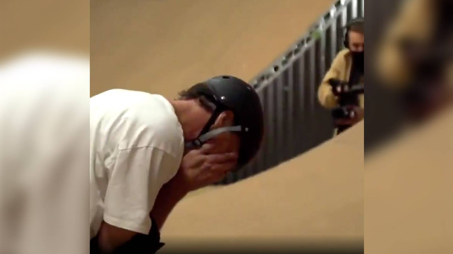 Tony Hawk Emotional After Nailing Final Ollie 540