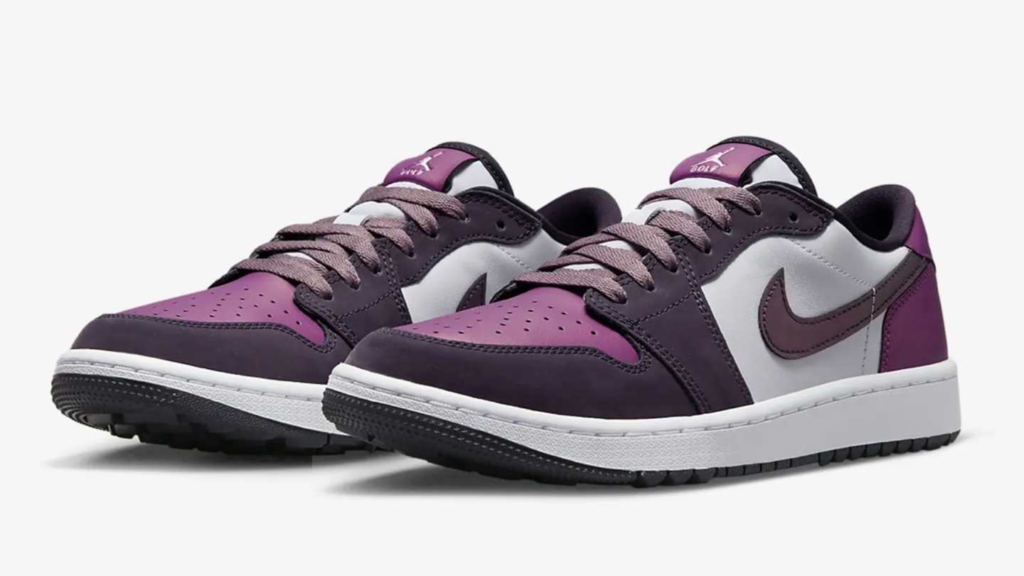 AIR JORDAN 1 LOW GOLF パープル Air Jordan 1 Low Golf 'Purple Smoke' Out Now