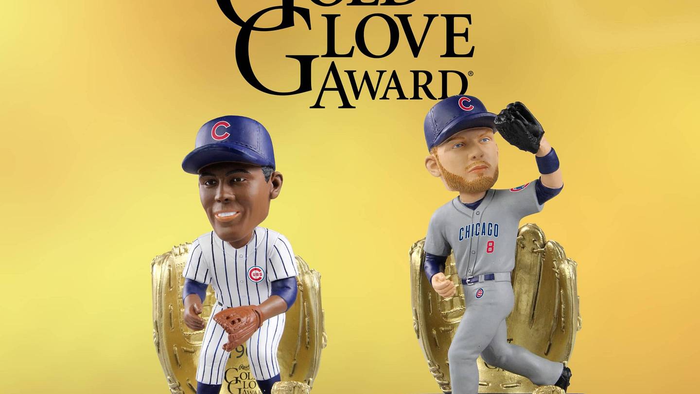 FOCO Launches Chicago Cubs Gold Glove Bobbleheads Collection