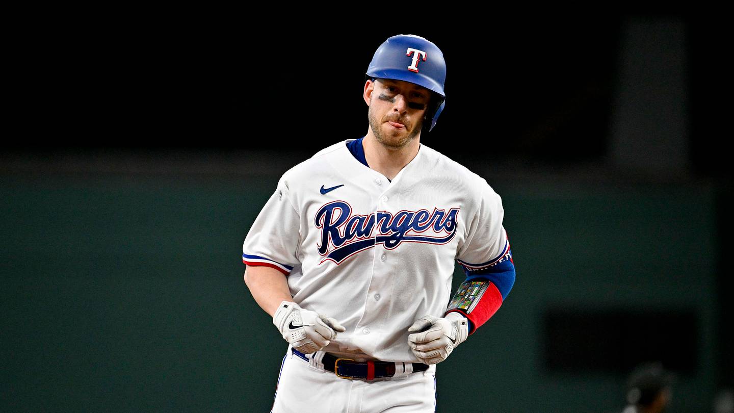Garver Tx Ranger Mitch Garver Can't Believe Record-Long Homer for Texas Rangers