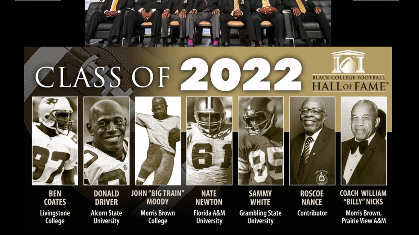 Black College Football Hall of Fame Enshrines Seven HBCU Legends in 2022