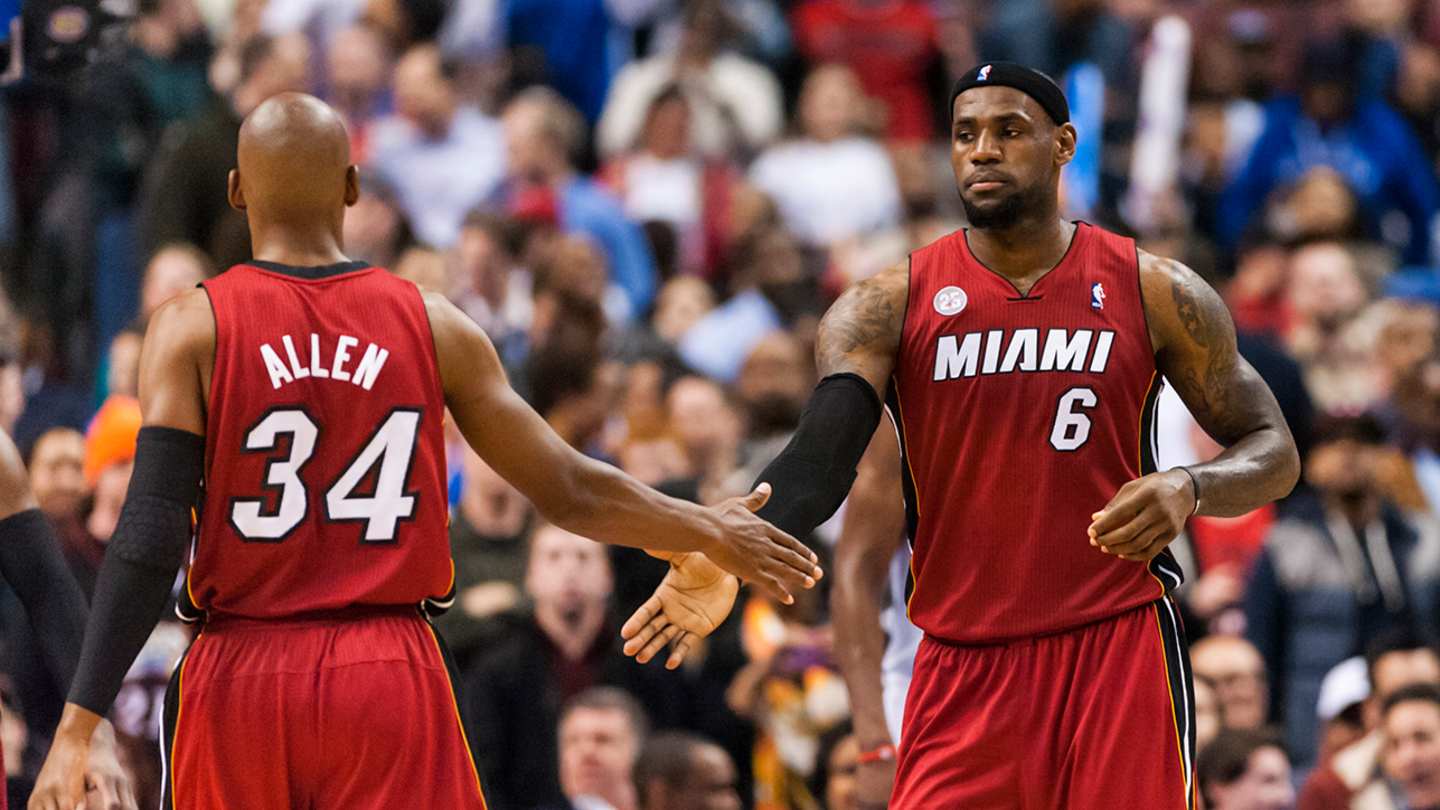 ray allen and lebron james