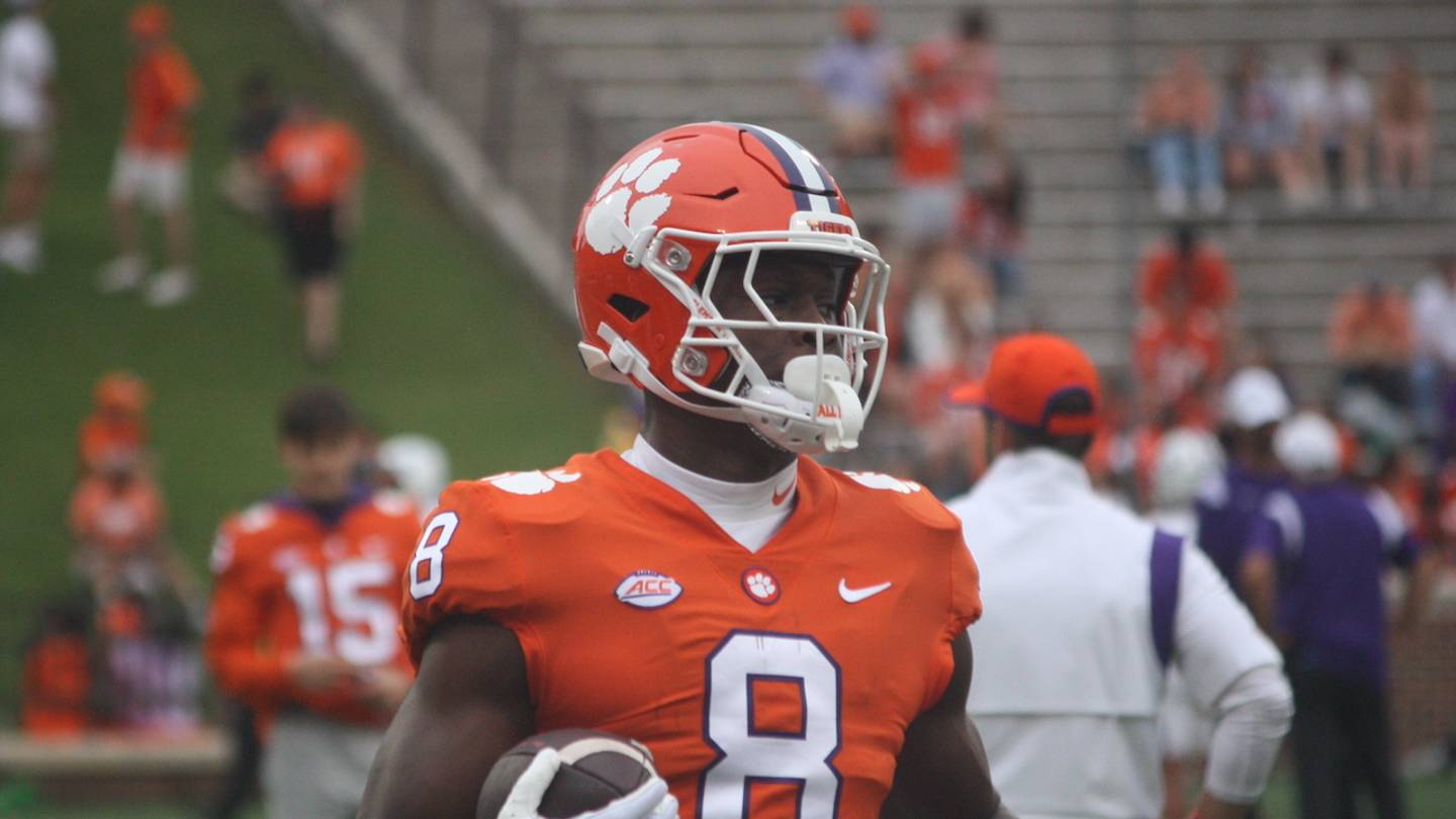 Clemson WR Adam Randall Debuts on Tigers' Week 3 Depth Chart
