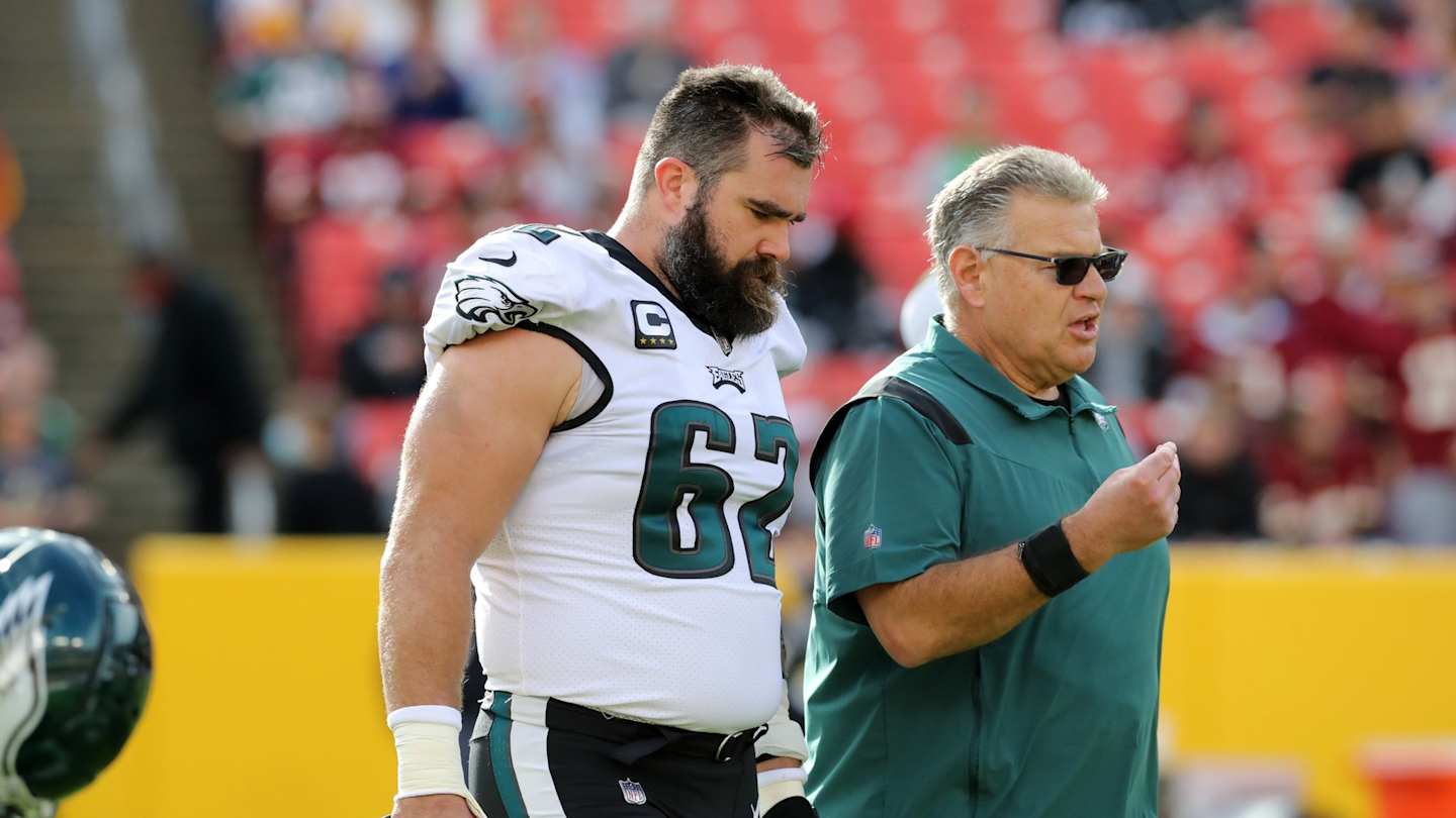Jason Kelce Jeff Stoutland