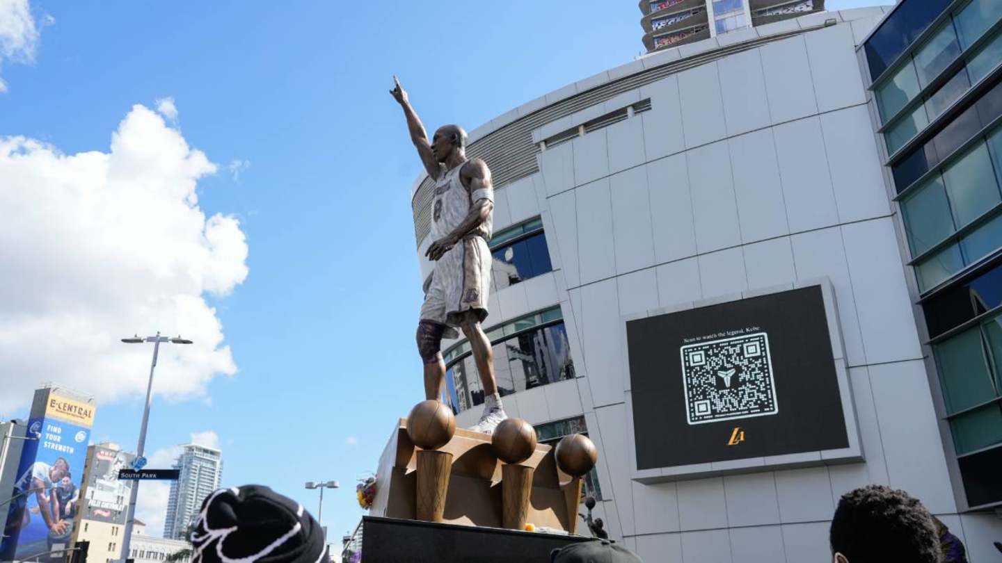 Lakers Acknowledge Typos on Kobe Bryant Statue Outside Crypto.com Arena