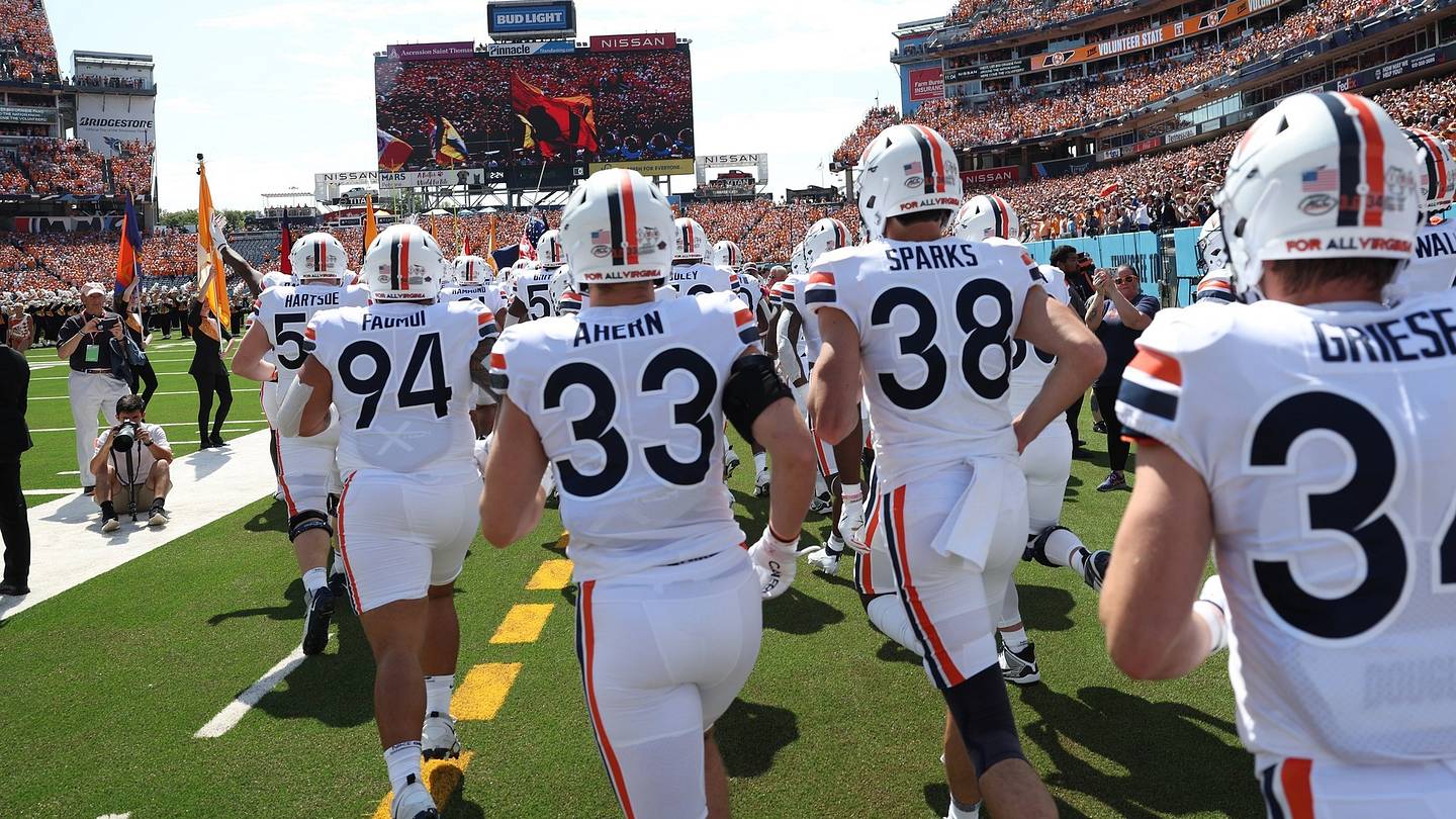 Virginia Football Releases Depth Chart for Home Opener vs. JMU