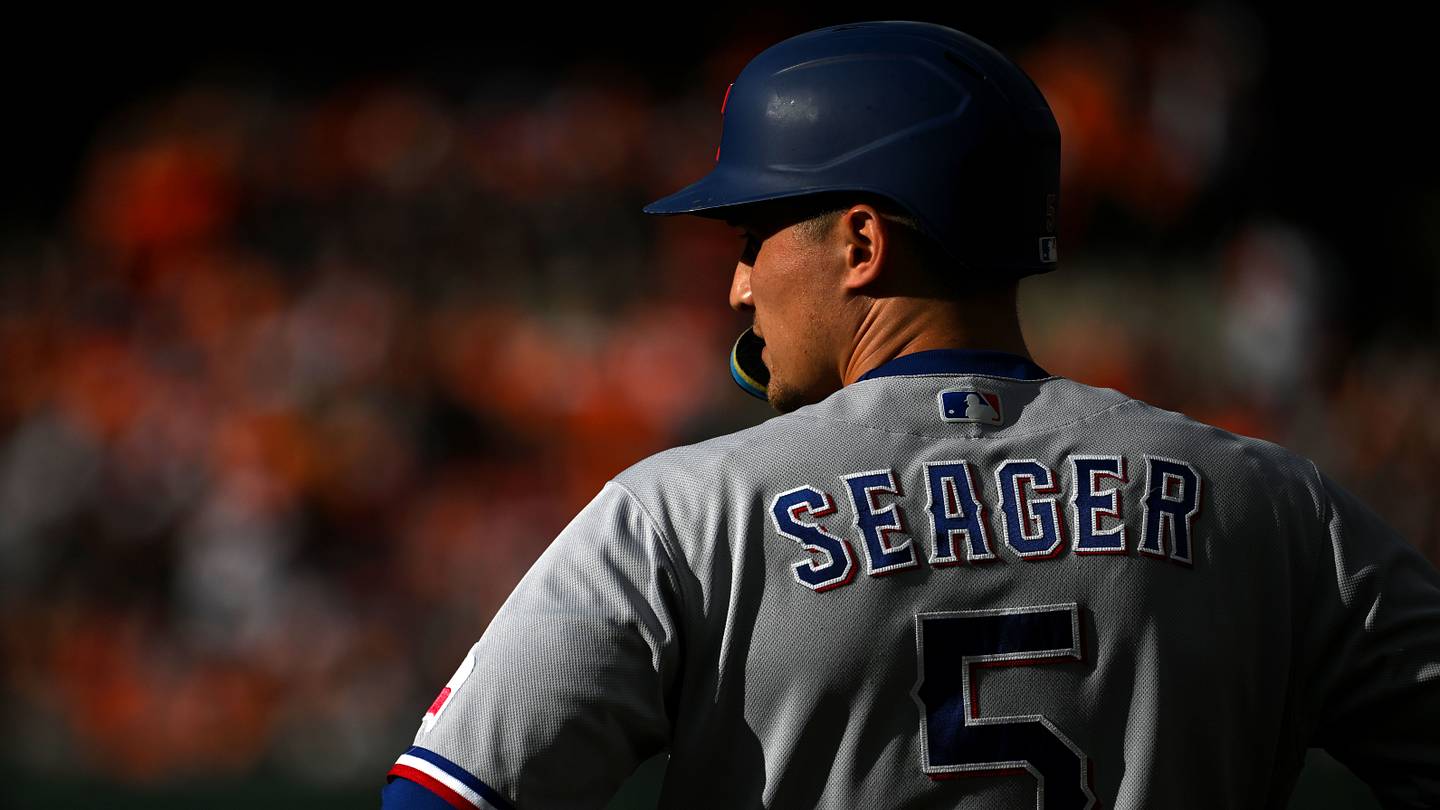Walk This Way Corey Seager Sets Playoff Walks Record As Texas Rangers walk-this-way-corey-seager-sets-playoff-walks-record-as-texas-rangers