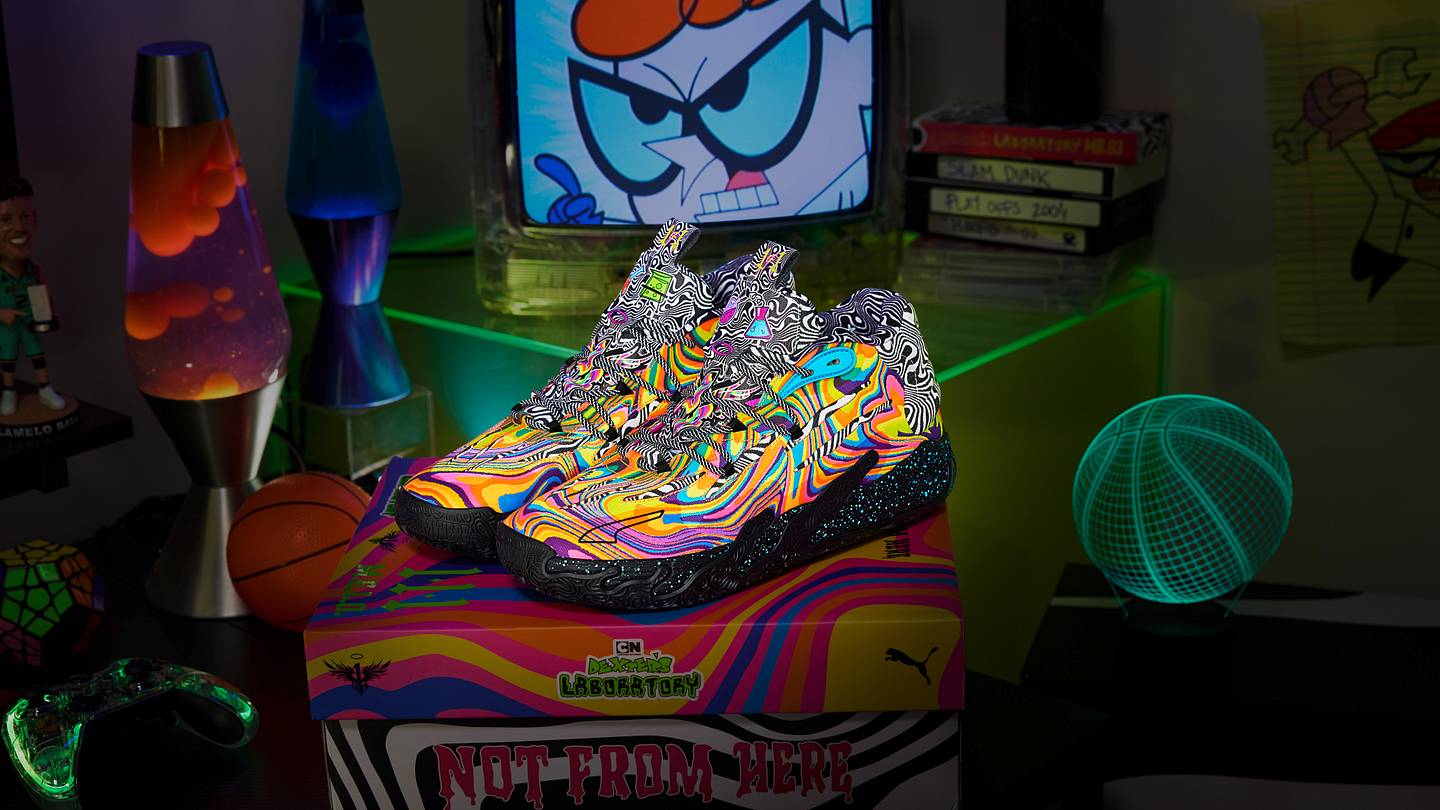 Puma Lamelo Ball Dexters Laboratory 10 Could the Lamelo Ball x @puma Dexters Lab MB.03 be one of  main image 3