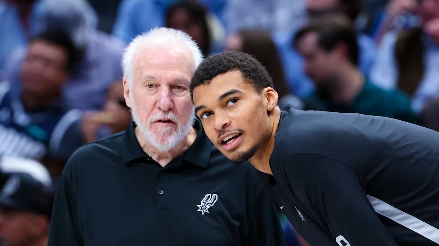 Spurs' Gregg Popovich Praises 'Wonderful' Victor Wembanyama