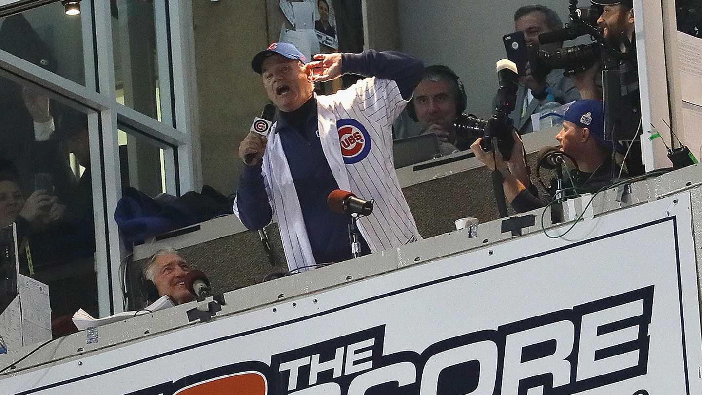 Bill Murray sings Take Me Out to the Ballgame at World Series Sports