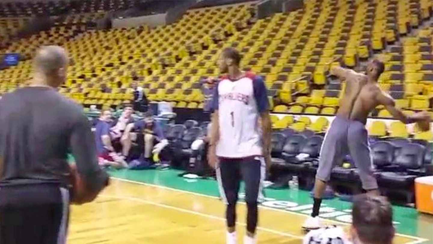 LeBron James hits full court shot Sports Illustrated