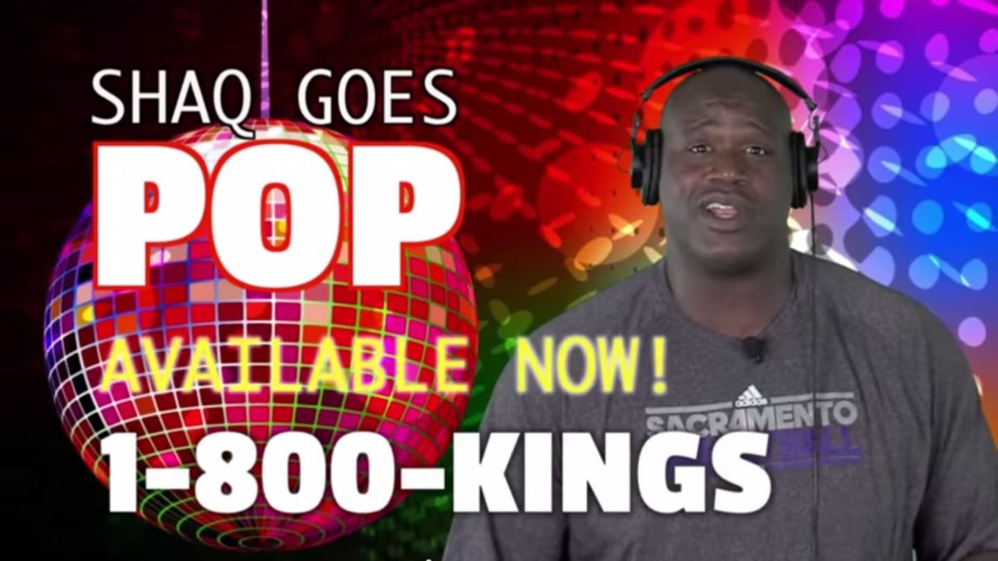 Shaq tries to sing along to pop hits in new Kings commercial - Sports ...
