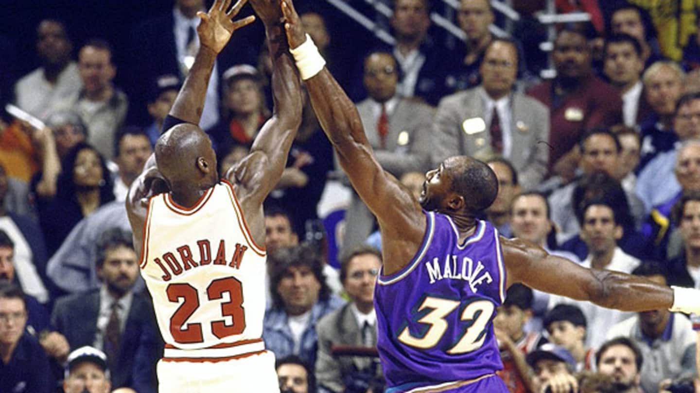 michael jordan and karl malone