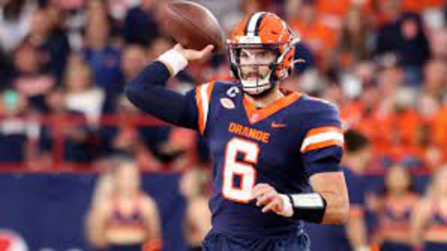 NFL Draft Profile Garrett Shrader, Quarterback, Syracuse Orange