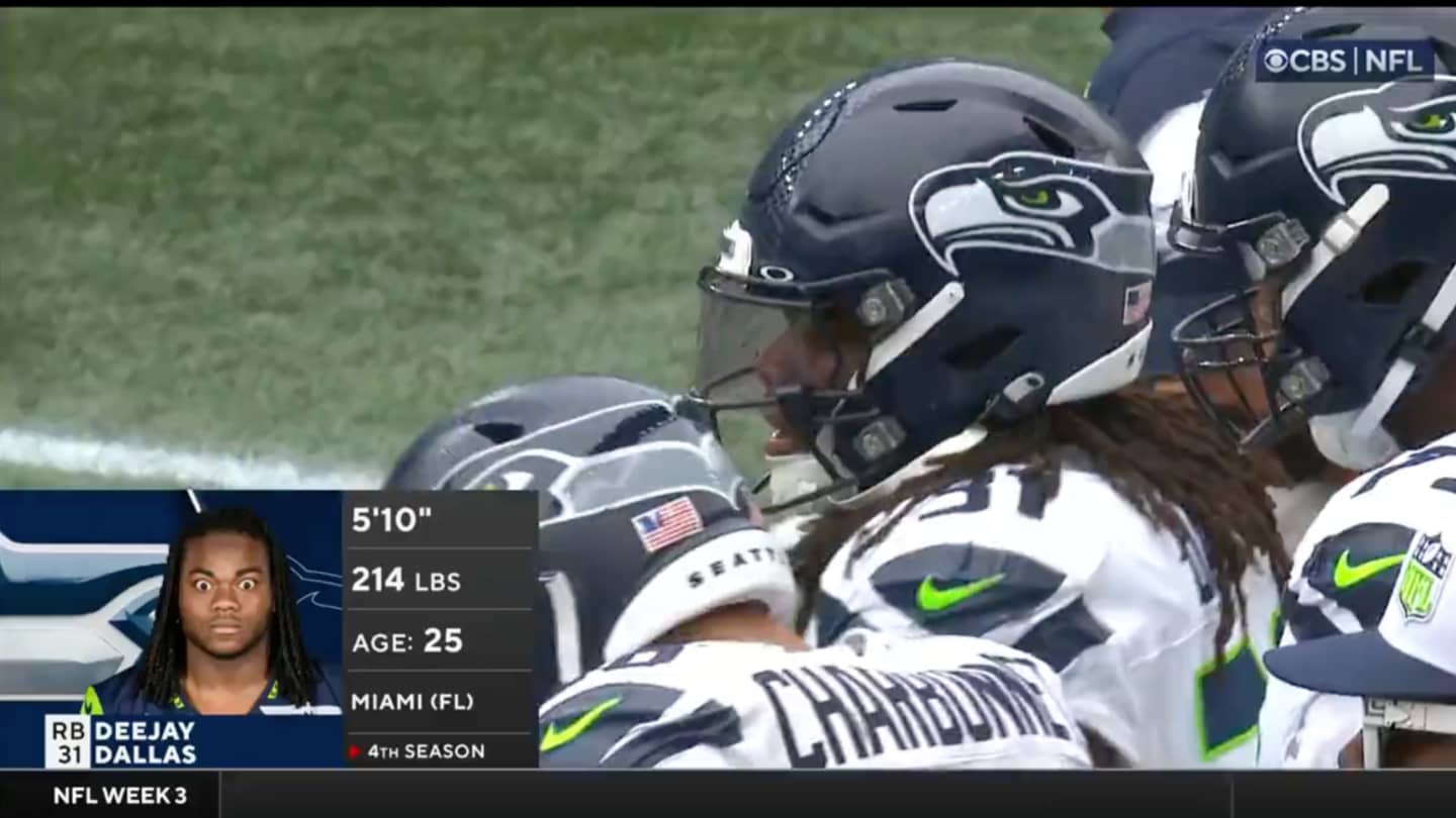 Seahawks Player’s Bizarre Bio Photo Astonishes Ian Eagle - Sports