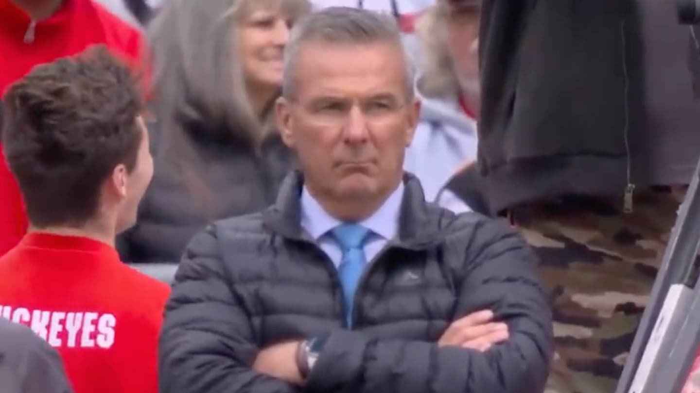 Disappointed Urban Meyer Is Next Great College Football Meme of 2023 -  Sports Illustrated, image size:1440x810