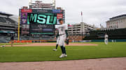 Spartans' baseball upsets 12th ranked Notre Dame at Comerica Park