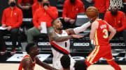 Blazers Come Up Short Against Hot-Shooting Hawks
