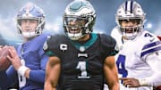 Jalen Hurts vs. Dak Prescott Debate Ends; Daniel Jones In Eagles vs. Cowboys Ranks?