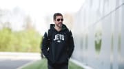 Watch Aaron Rodgers' Arrival at Jets' Facility