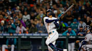 Watch: Mariners OF Julio Rodríguez Extends Hitting Streak With Leadoff Blast vs. Athletics