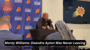 Monty Williams Talks Deandre Ayton at Suns Media Day