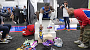 John Wall Brings Kobe Shoe Collection to NBA Media Day