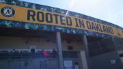 A's Unveil New Signage Around Coliseum to Replace "Rooted in Oakland"