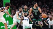 Jayson Tatum and Jaylen Brown Combine for 57 Points as Celtics Cruise Past Mavericks