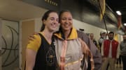 Lynx legend Maya Moore surprises Caitlin Clark before historic game