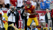 USC Football: Brenden Rice Makes Insane Leaping Catch from Caleb Williams at Pro Day