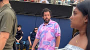 Adam Sandler Wears Curry Flow 10 to Taylor Swift Concert