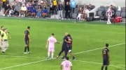 Watch Lionel Messi's Personal Bodyguard Tackle Pitch Invader Who Tried To Touch Inter Miami Captain