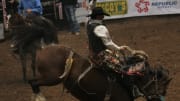 Small Squeaks By to Saddle Bronc Crown at Mountain States Circuit Finals