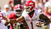 WATCH: Hogs QB KJ Jefferson, DL Landon Jackson