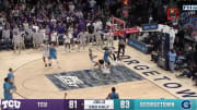 TCU Beats Georgetown on Incredible Game-Winning Shot That Shouldn't Have Counted