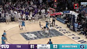 TCU Beats Georgetown on Incredible Game-Winning Shot That Shouldn't Have Counted