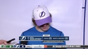 Lightning Goalie Loses It When Loud Fart Interrupts His Press Scrum