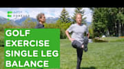 Golf Exercise: Single-Leg Balance Leg Swing