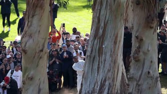 Final-Hole Shank Punctuates Up-and-Down Round for Tiger Woods at Genesis Invitational