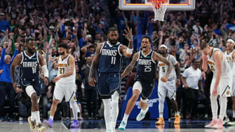 Mavs Step Back Reactions: Kyrie Irving Nails Outrageous Buzzer-Beating Floater to Defeat Nuggets!