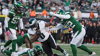 Philadelphia Eagles Duo Goes Viral After Attending First Baseball Game During Playoffs