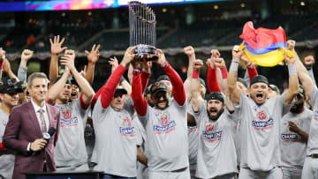 Nationals Go Wild in Locker Room After Winning First-Ever World Series
