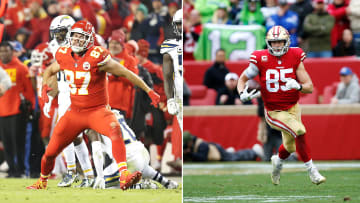 Week 17 DFS Values and Picks: Travis Kelce, George Kittle Have Records Within Reach