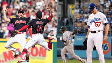 Indians Continue Historic Win Streak While Dodgers Maintain Freefall