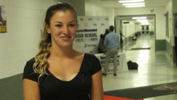 Watch: SI's High School Athlete of the Month receives award