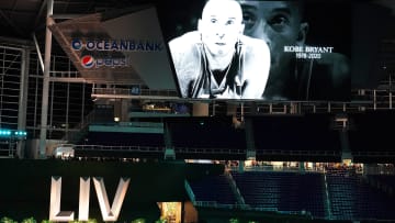 At the Super Bowl’s Opening Night, Kobe Bryant’s Memory Looms Large