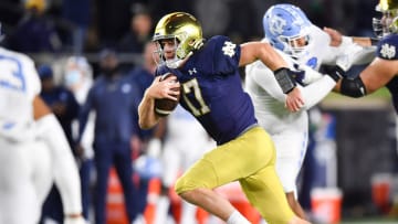 Notre Dame Quarterbacks Shine In Victory Over UNC